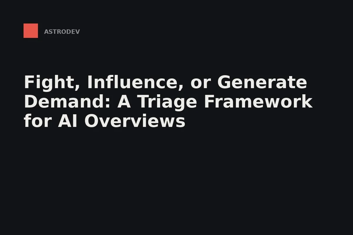 Sorting queries into fight, influence, and generate-demand buckets before adjusting bids.